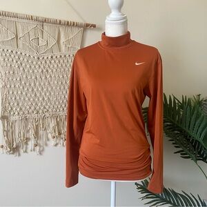 Vintage Nike Terra Cotta Dri-Fit Turtleneck (HO11)